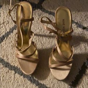 Gold Sparkly Heels